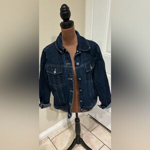 New York & Company Blue Denim Jacket